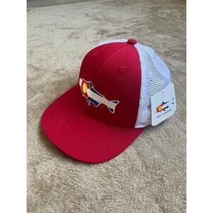 NWT Rep Your Water Colorado Flag Trout Fly Fishing SnapBack Hat
